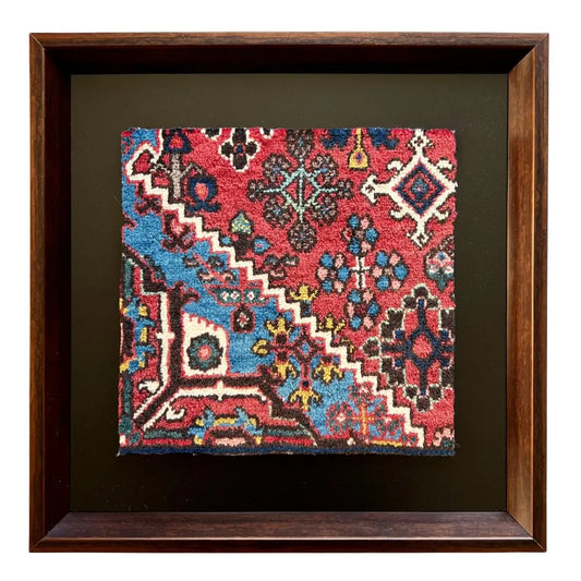 Handmade Persian Vintage Rug Wall Hanging - Enchanted Fortune