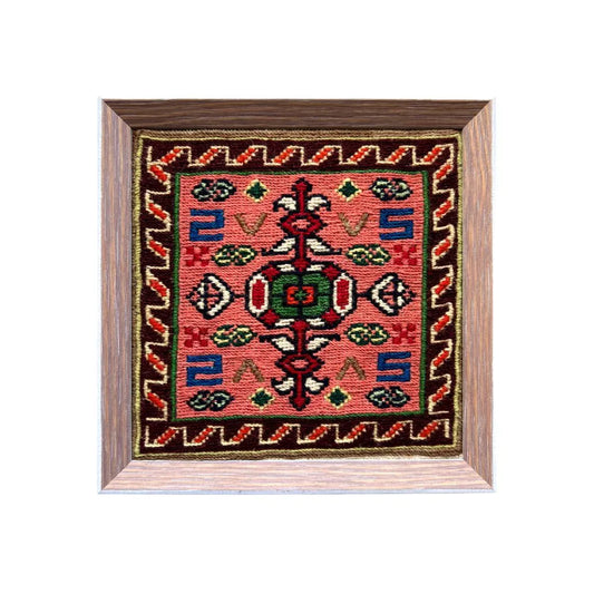 Handmade Persian Sumak Rug Wall Hanging - EnchantedFortune